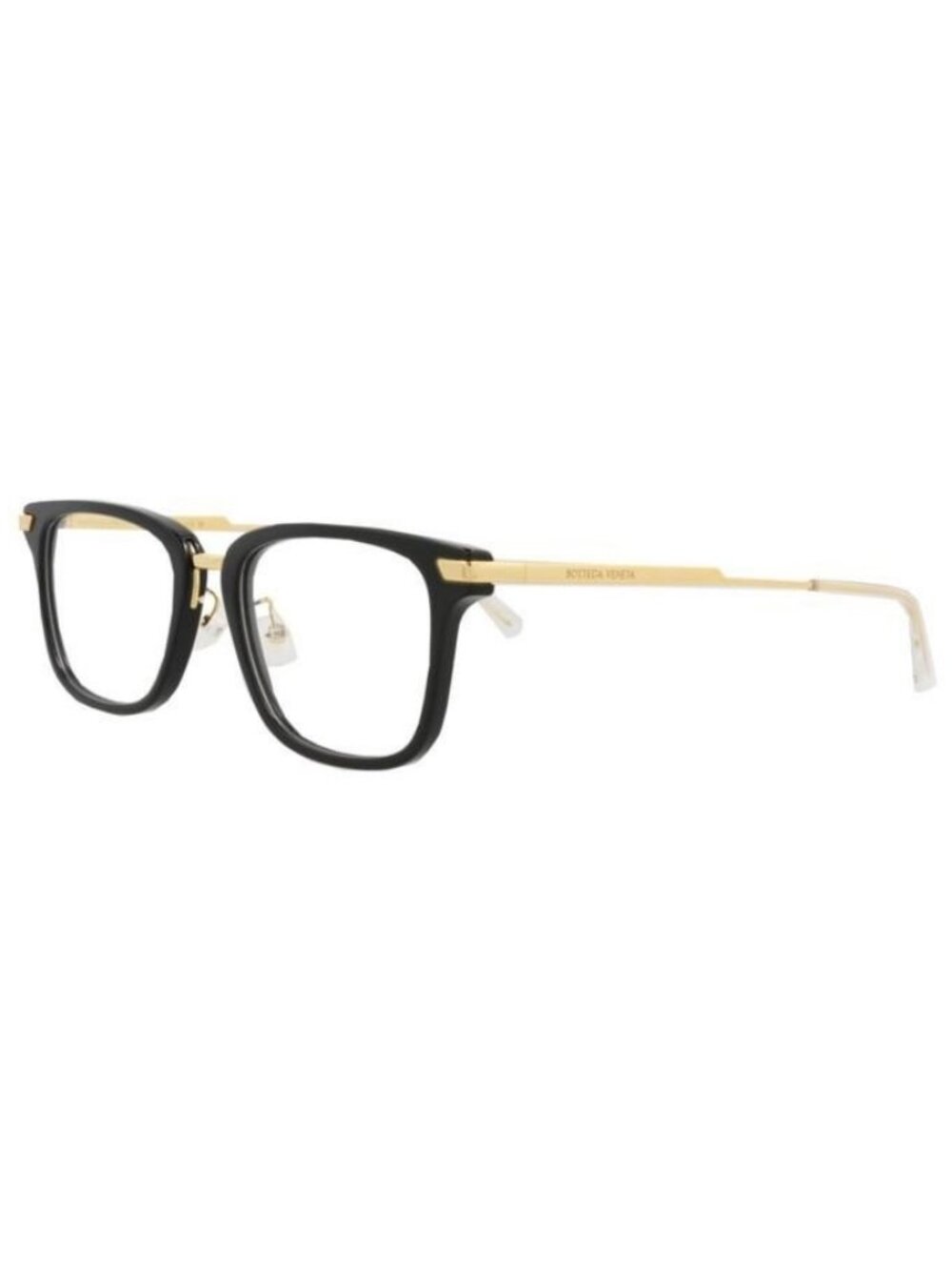 New Bottega Veneta Unisex Square/Rectangle Black Gold Transparent Fashion Design
